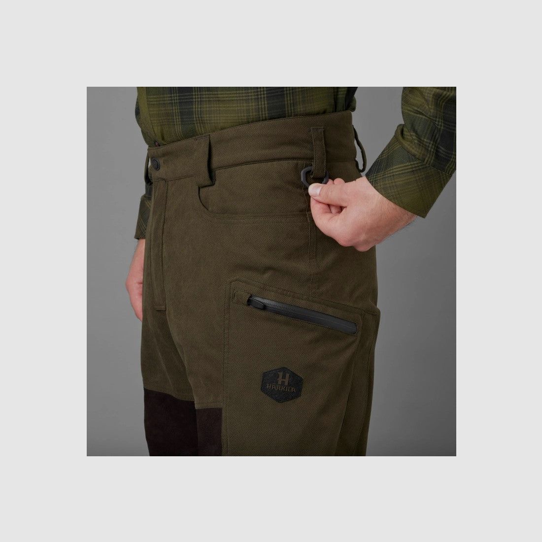 Härkila Jagdhose "Driven Hunt" mit Lerdereinsätzen