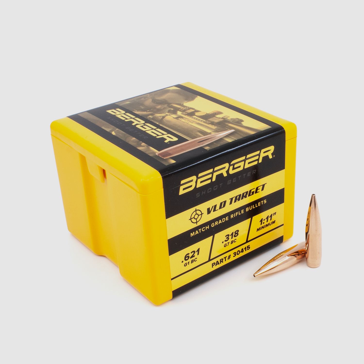 Proiettile Berger .30 VLD Target 210GR 100 Pezzi