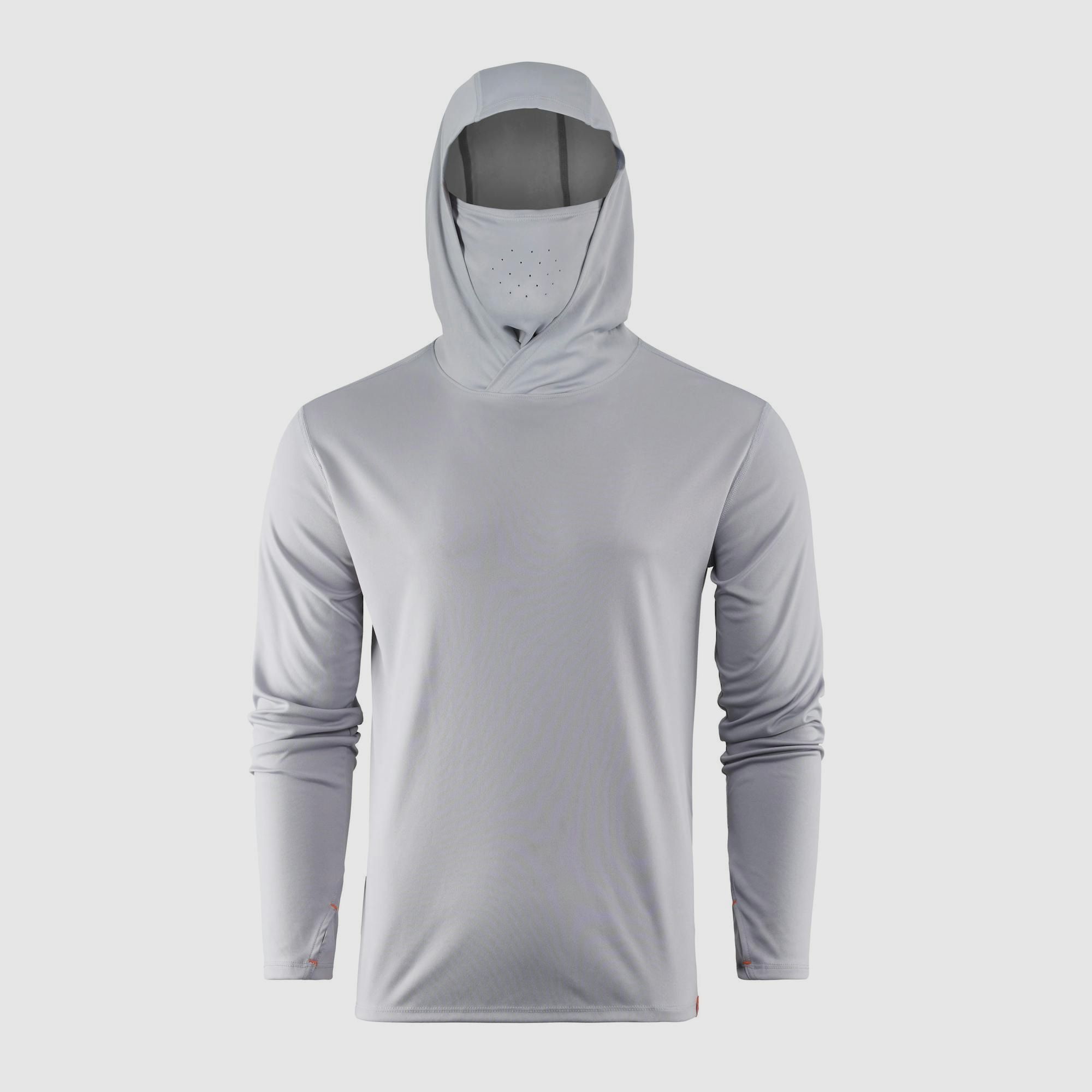 Grundens Tough Sun Masked Hoodie Mist M
