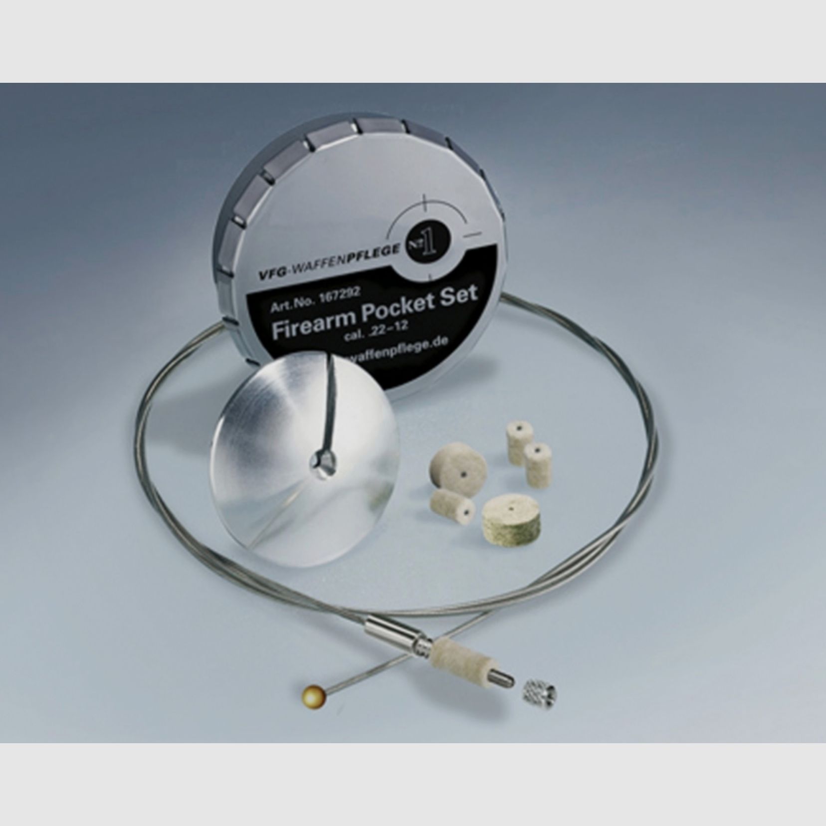 VFG 533 cal. 22-12 Waffenpflege Firearm Pocket Set inkl. Metalldose 1 Stück