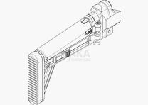 Calcio B&T MBT per HK MP5/SP5, regolabile in lunghezza e altezza e pieghevole