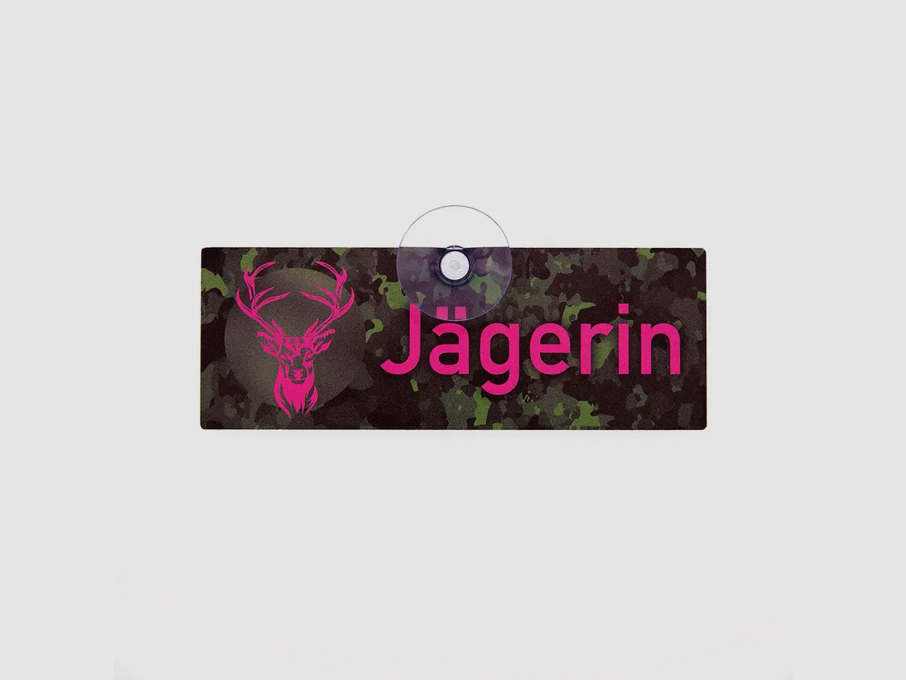 Wilde Hilde Autoschild Jägerin