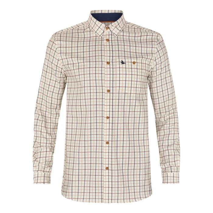 Koszula SEELAND Oxford Shooting Classic Blue/ Merlot Check (403048027), billede 1 af 6