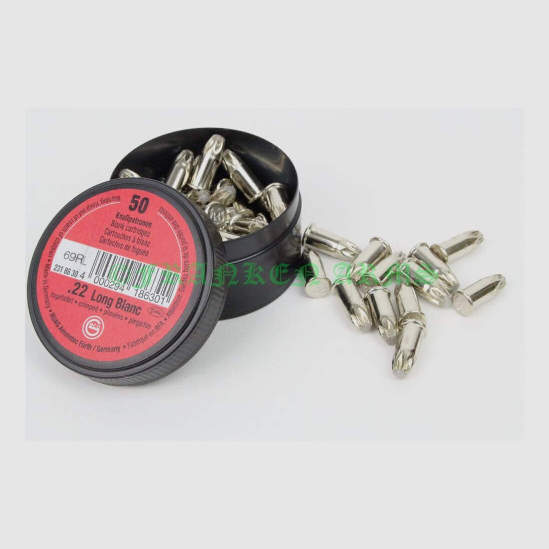 Geco .22 short blank 50 pieces