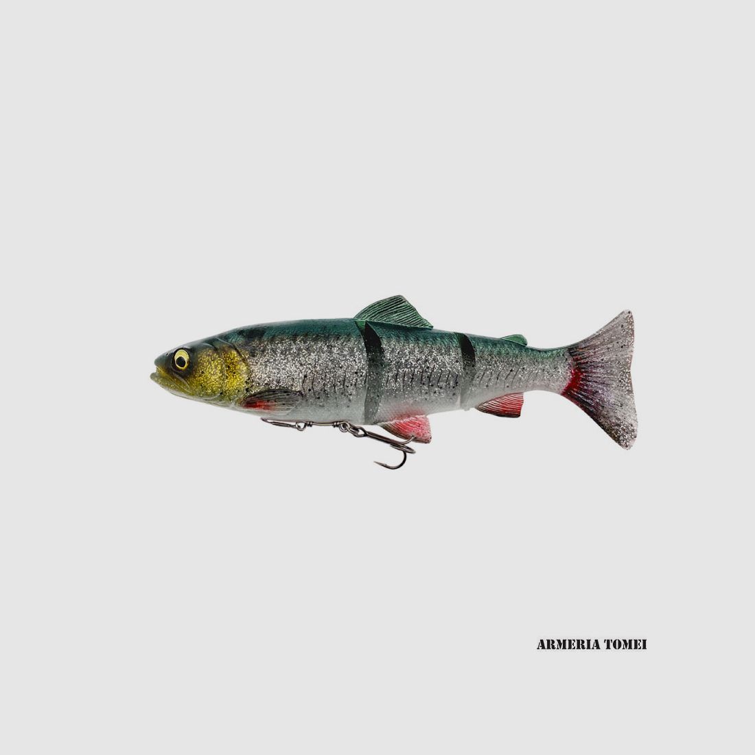 SAVAGE GEAR – 4D LINE THRU TROUT 20cm 98g Medium Sink GREEN SILVER