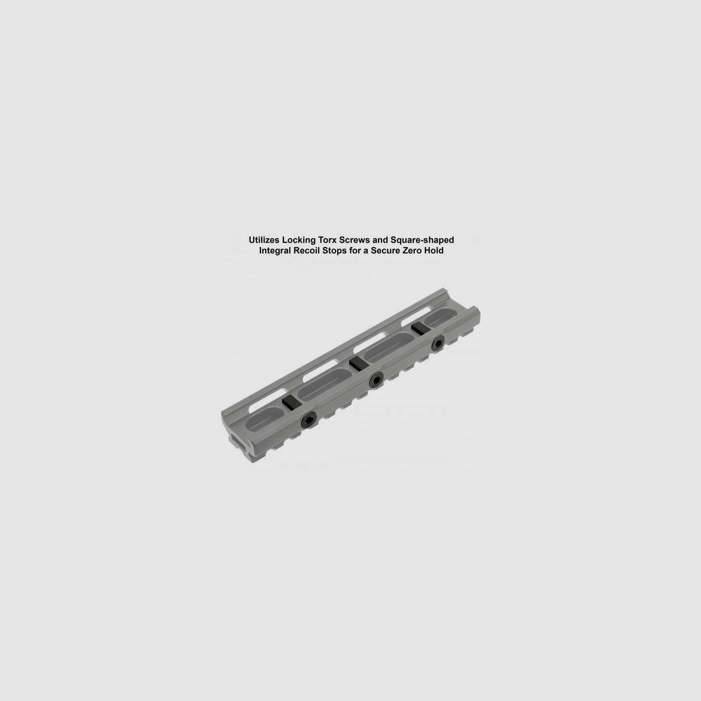 UTG SUPER SLIM 20 MOA PICATINNY RISER MOUNT 13-SLOT, imagen 4 de 5