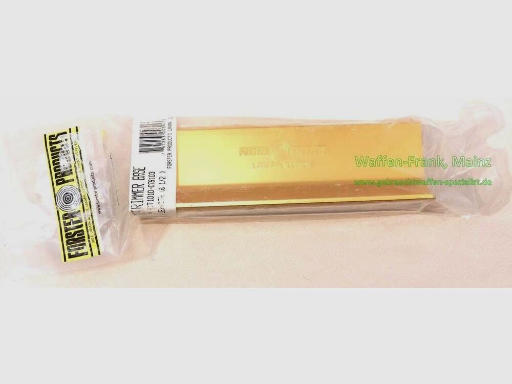 Forster Bonanza stand sleeve trimmer long