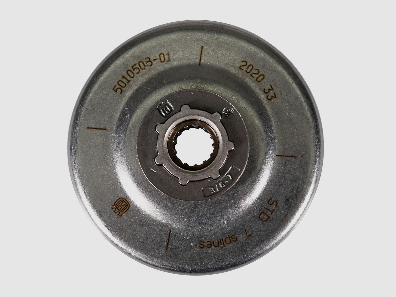 Husqvarna kettingtandwiel compleet met naaldlager 3/8", 7 tanden, naafdiameter standaard