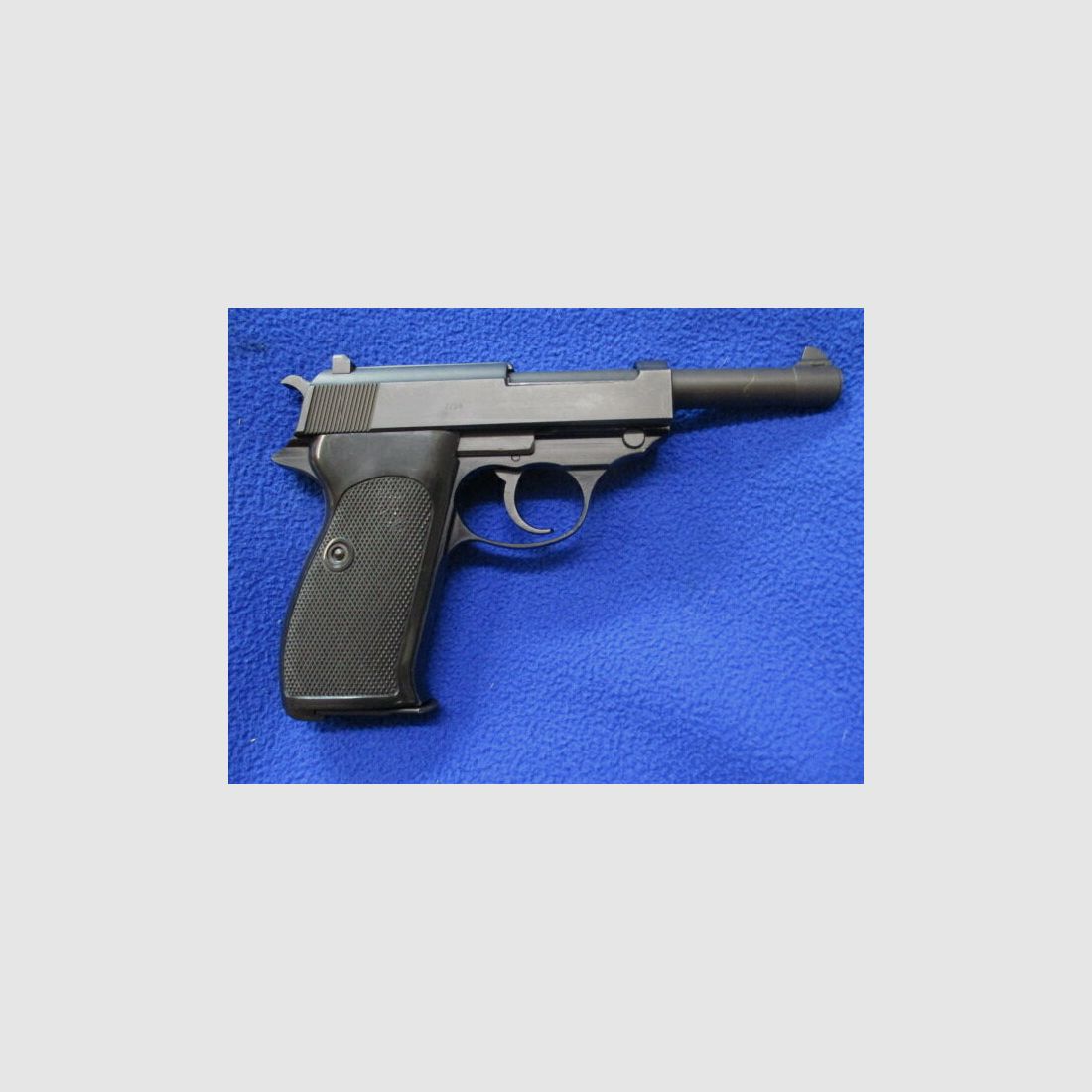 Pistole Walther Ulm P38 mit verstärktem Griffstück P38