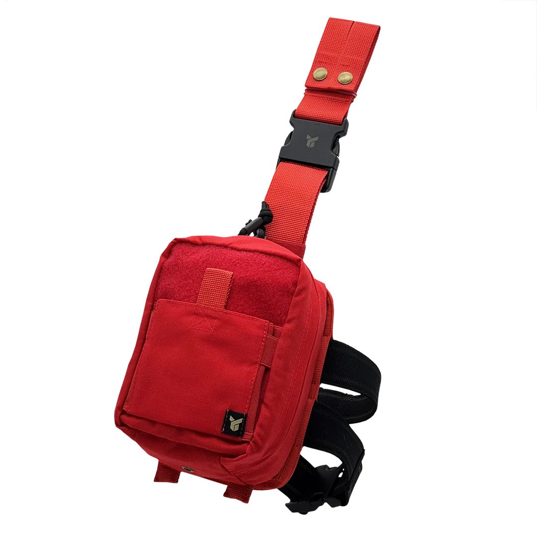 TQ Dnipro IFAK Bag for Thigh Panel PM21 Gen. 2 – Red – PM2110-Gen2, image 1 of 9