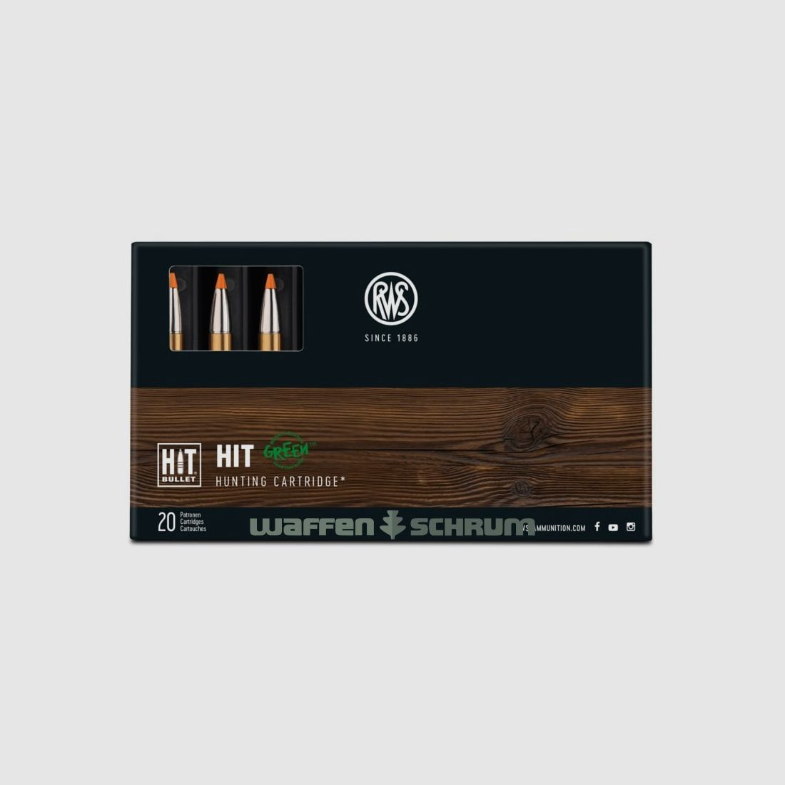 RWS .223Rem HIT 3,4g - 52gr