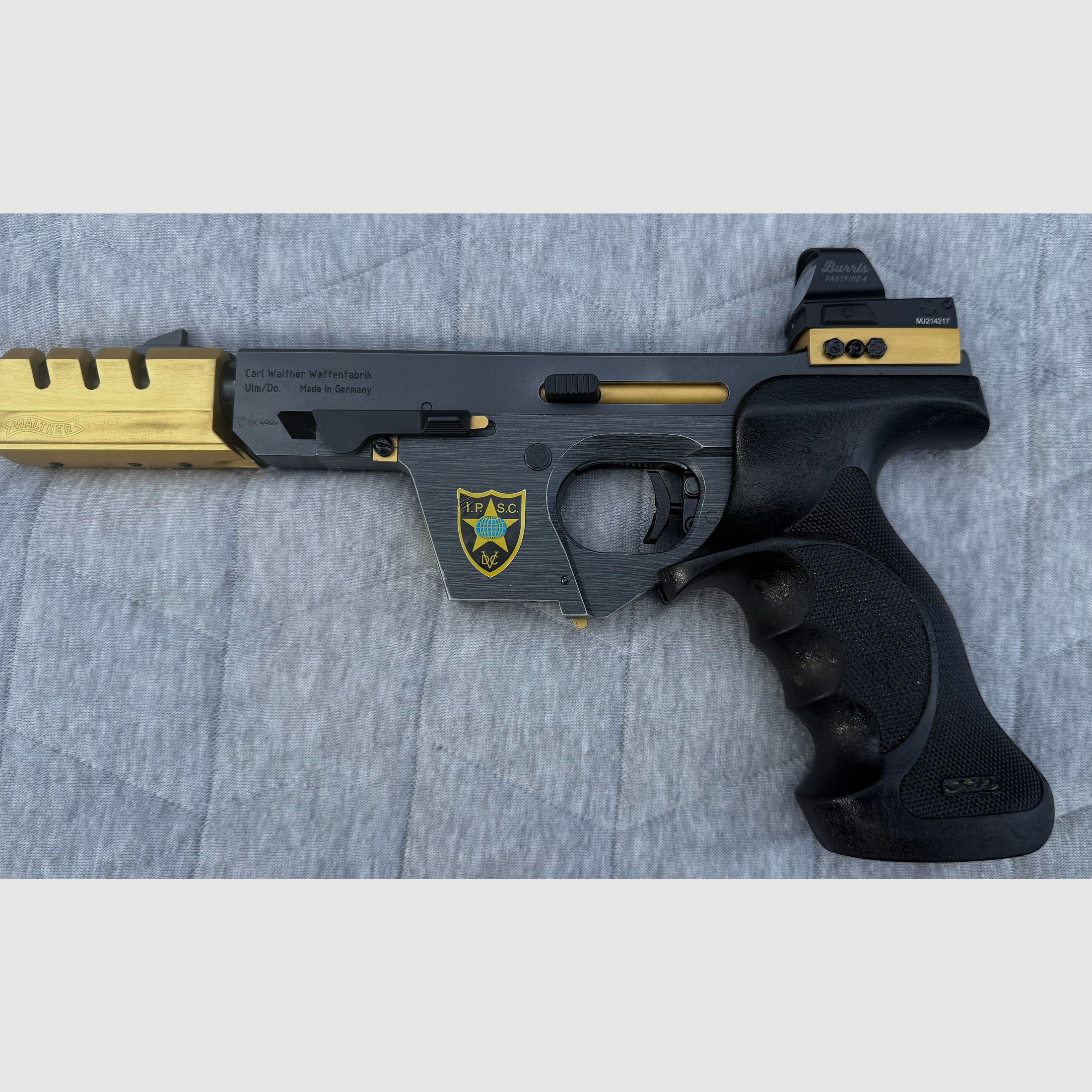 Walther GSP Expert .22lr very good condition, a lot of accessories Unique appearance with stock