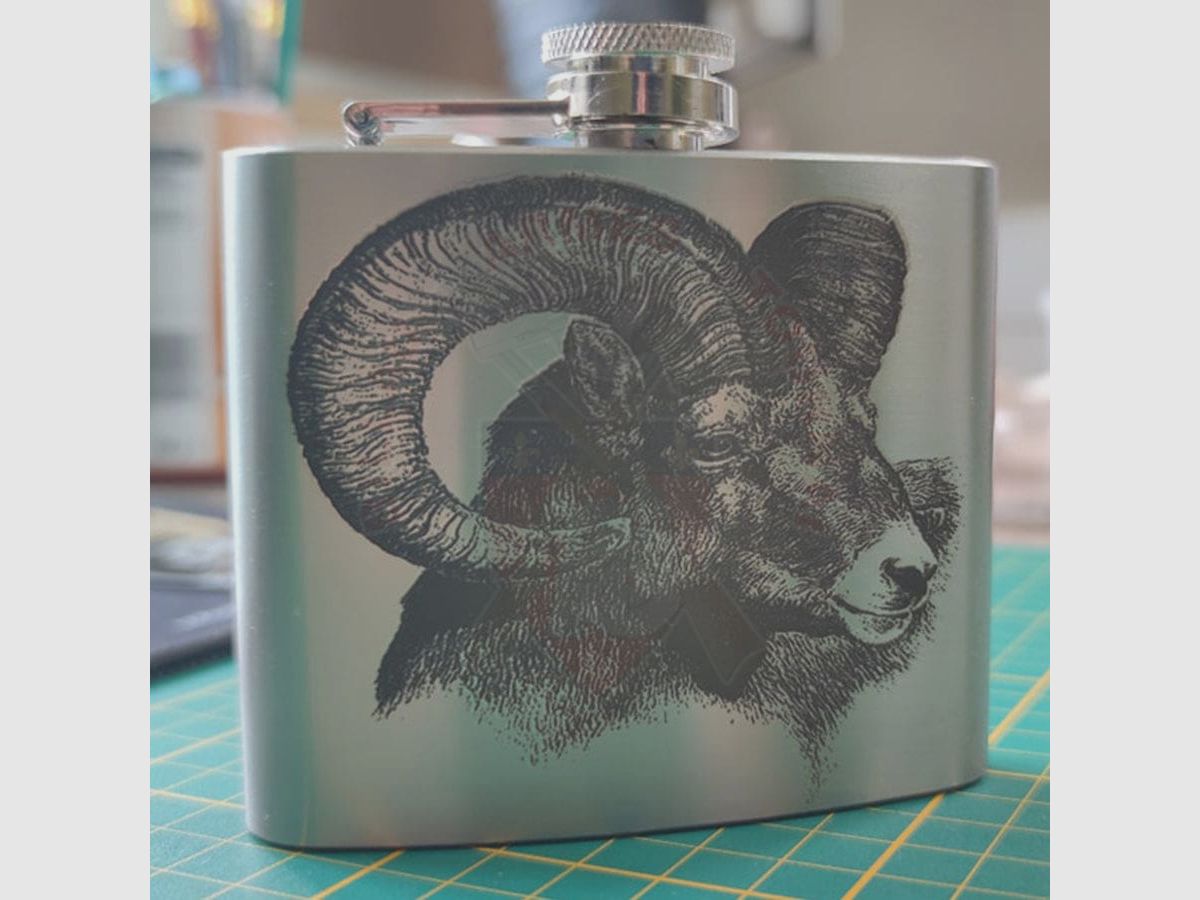 Gravure Laser Flasque à Boisson Thème Mouflon, image 4 sur 7