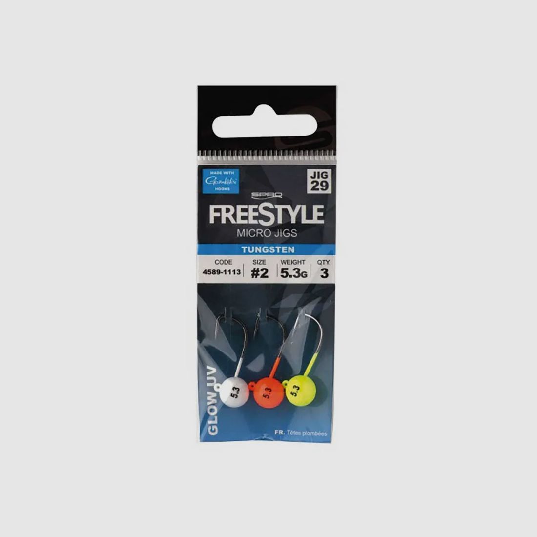 Set of 3 Spro Freestyle Tungsten Glow 1.8 g, 2.7 g or 3.5 g, image 1 of 3