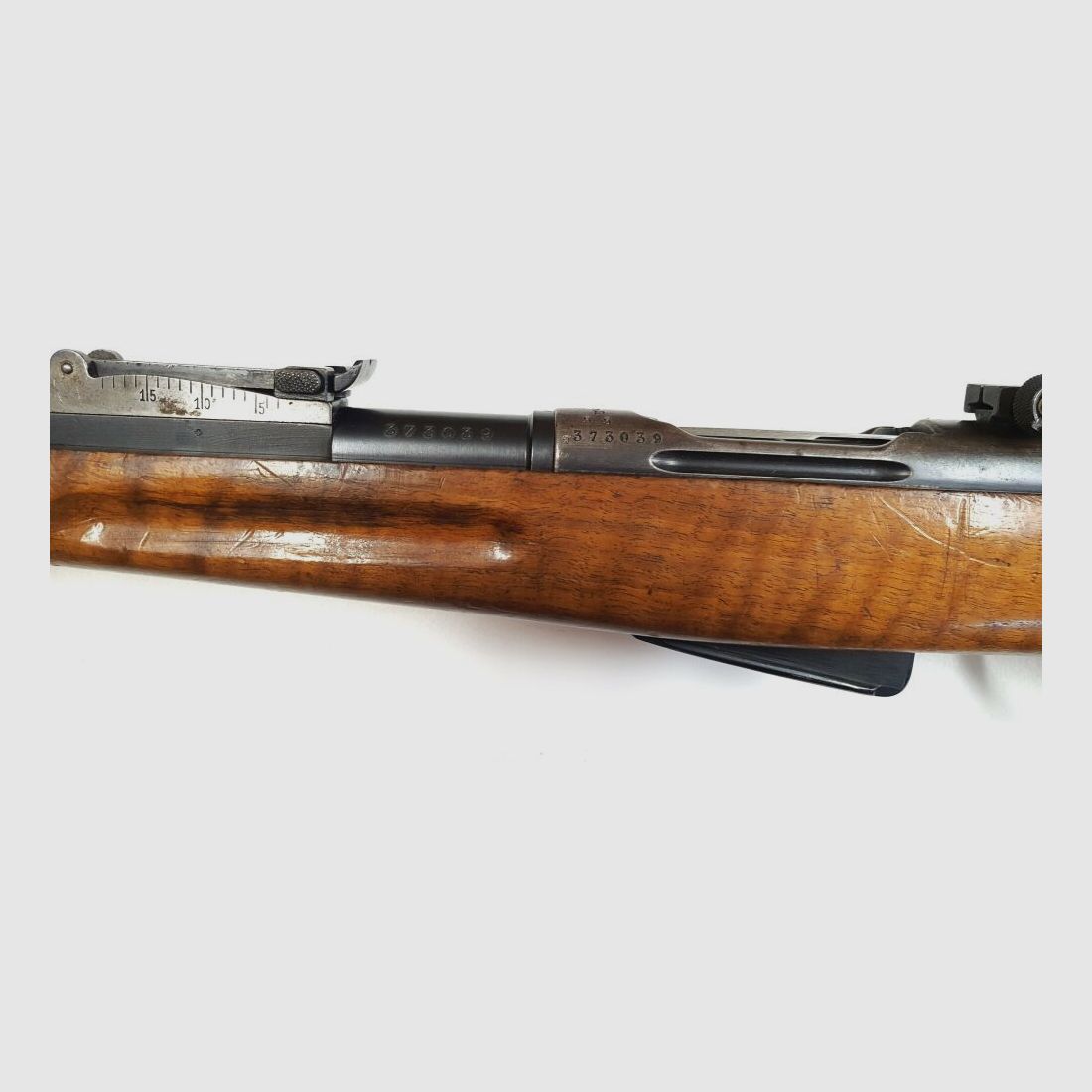 Usine d'armement de Berne carabine à répétition carabine de Berne IG1911 calibre 7,5x55 suisse numéro complet correspondant + dioptre