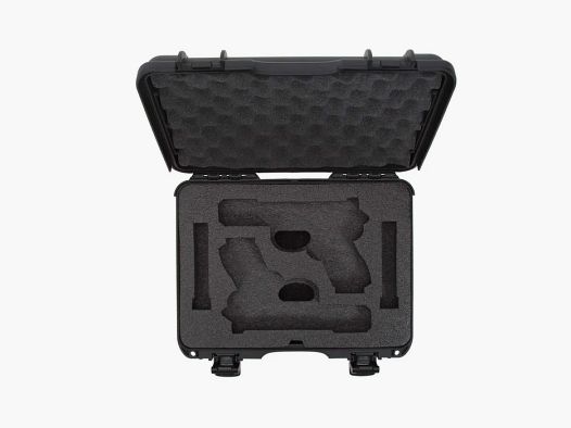 NANUK 910 Waffenkoffer für 2 Glock-Pistolen (Schwarz)