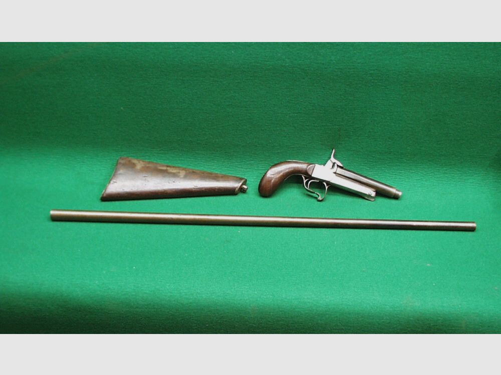 St. Etienne pistols - Lefaucheux shotgun