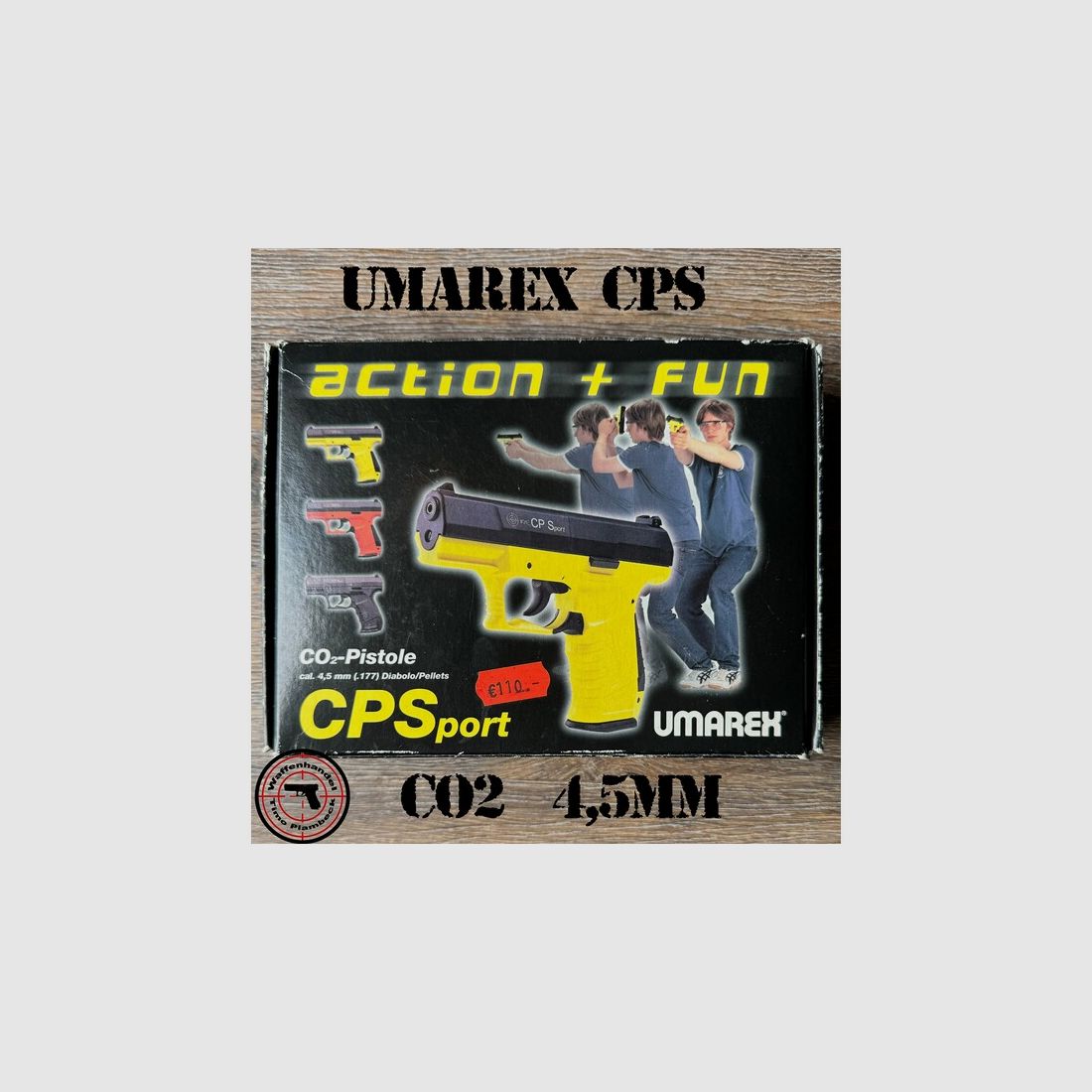 CO2-Pistole Umarex Modell CPS in 4,5mm
