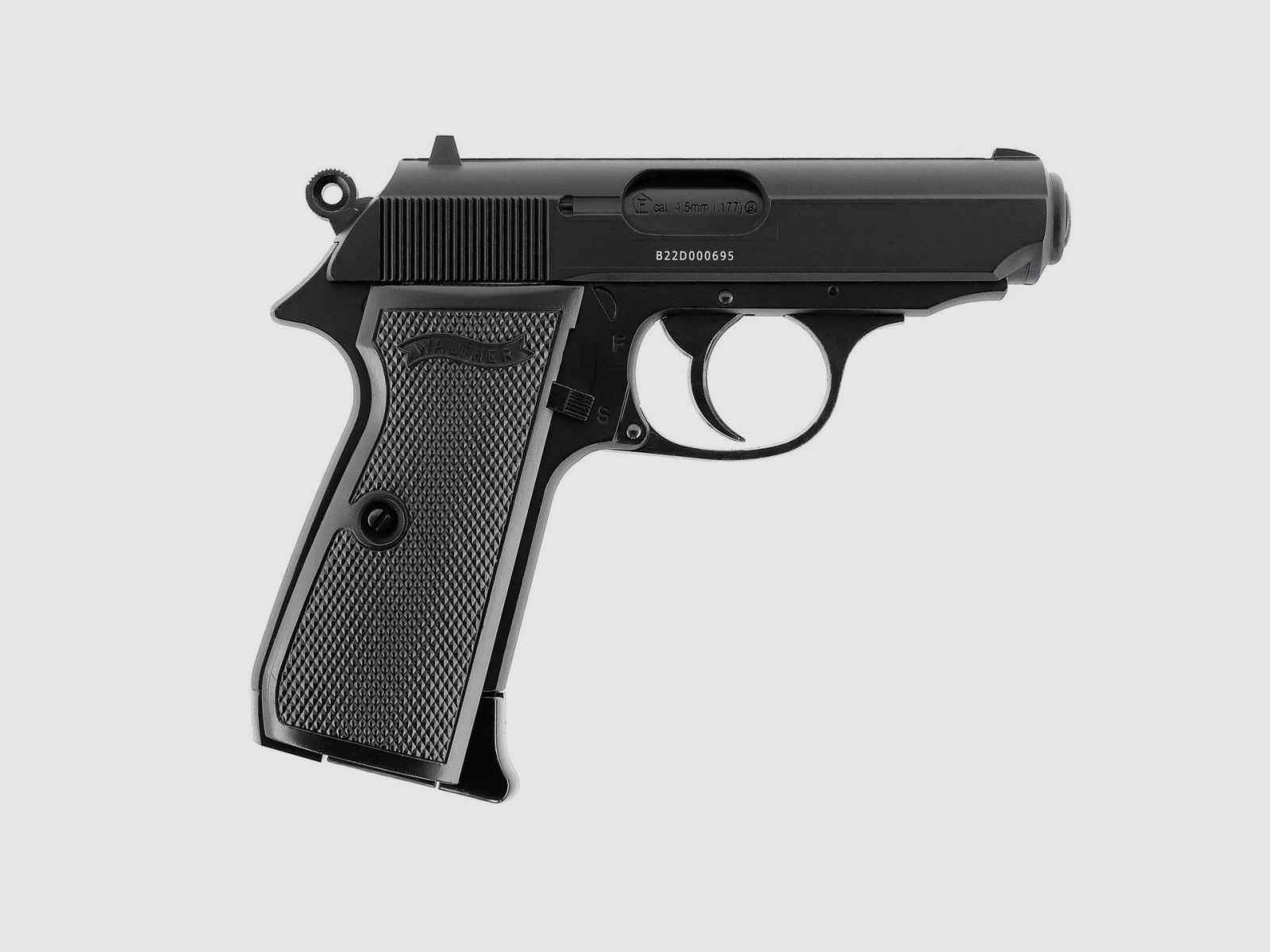 Walther PPK CO2-Pistole mit Stahlkugeln, Bild 4 von 6