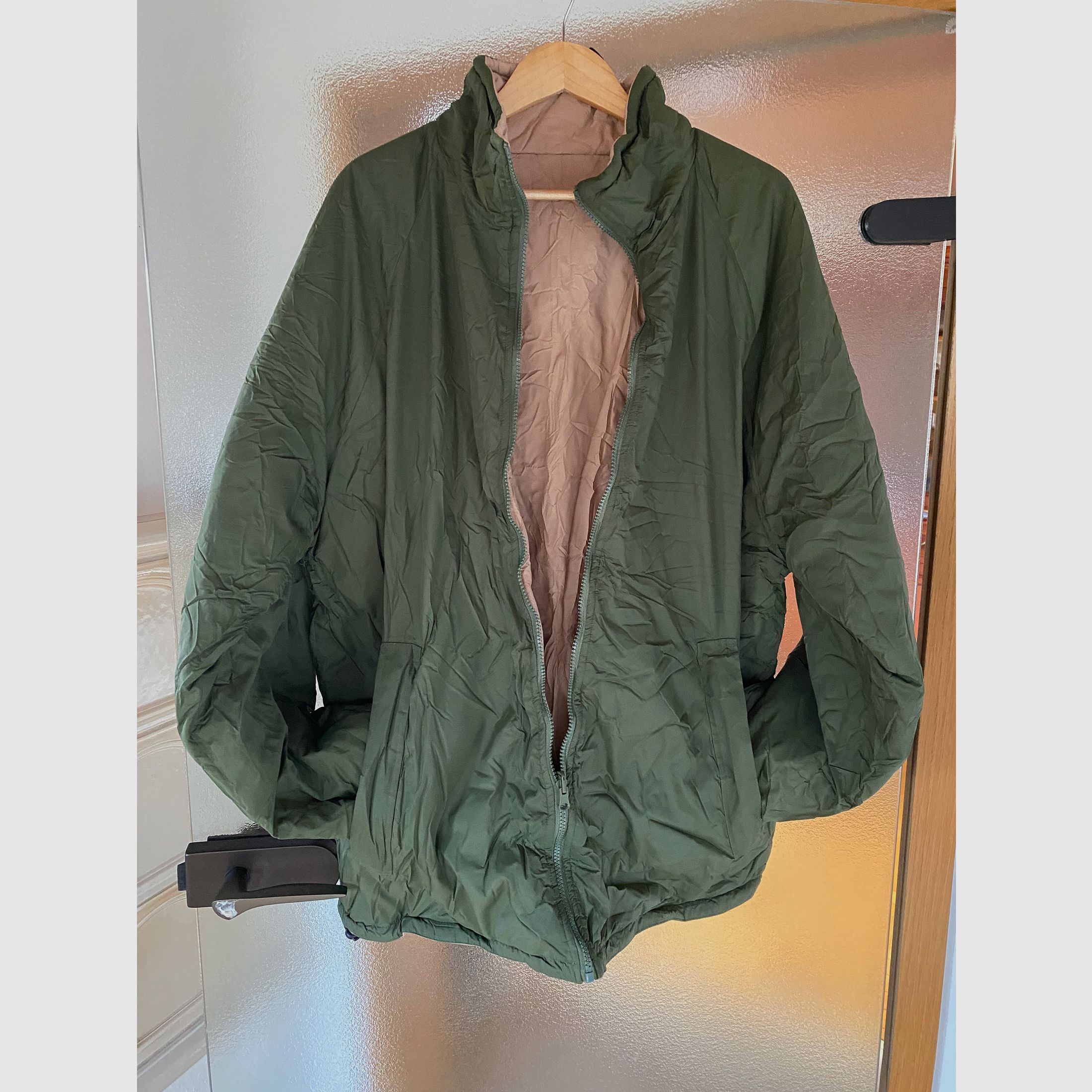 Britische Militärjacke Thermo, Wendbar