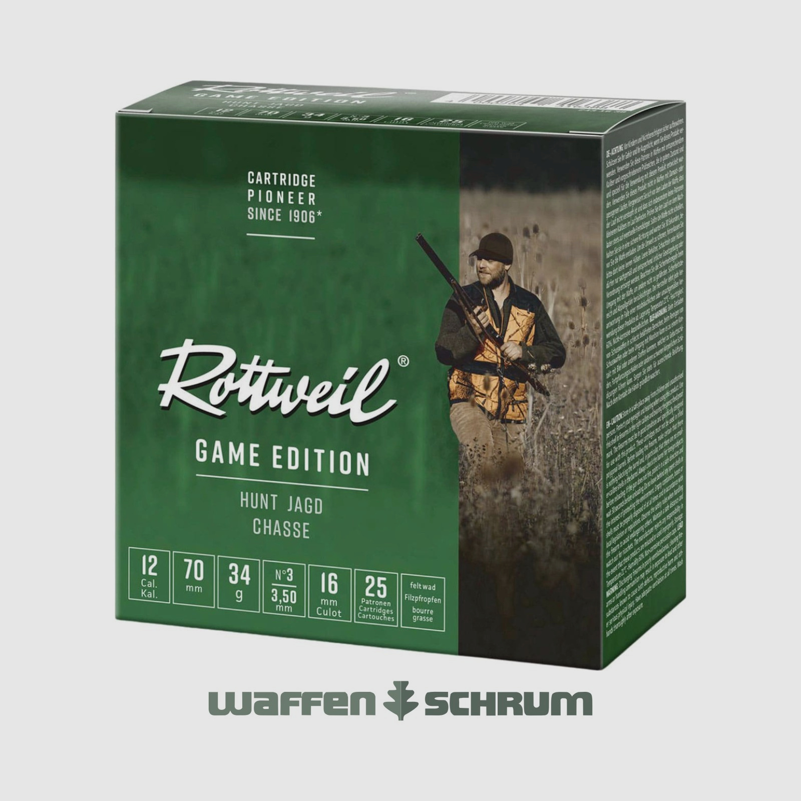 Rottweil Game Edition Hunt 12/70 3,5mm - 34g