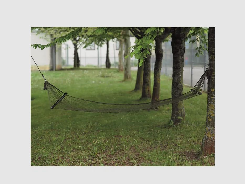 Hammock with crossbars, olive, 180 x 80cm