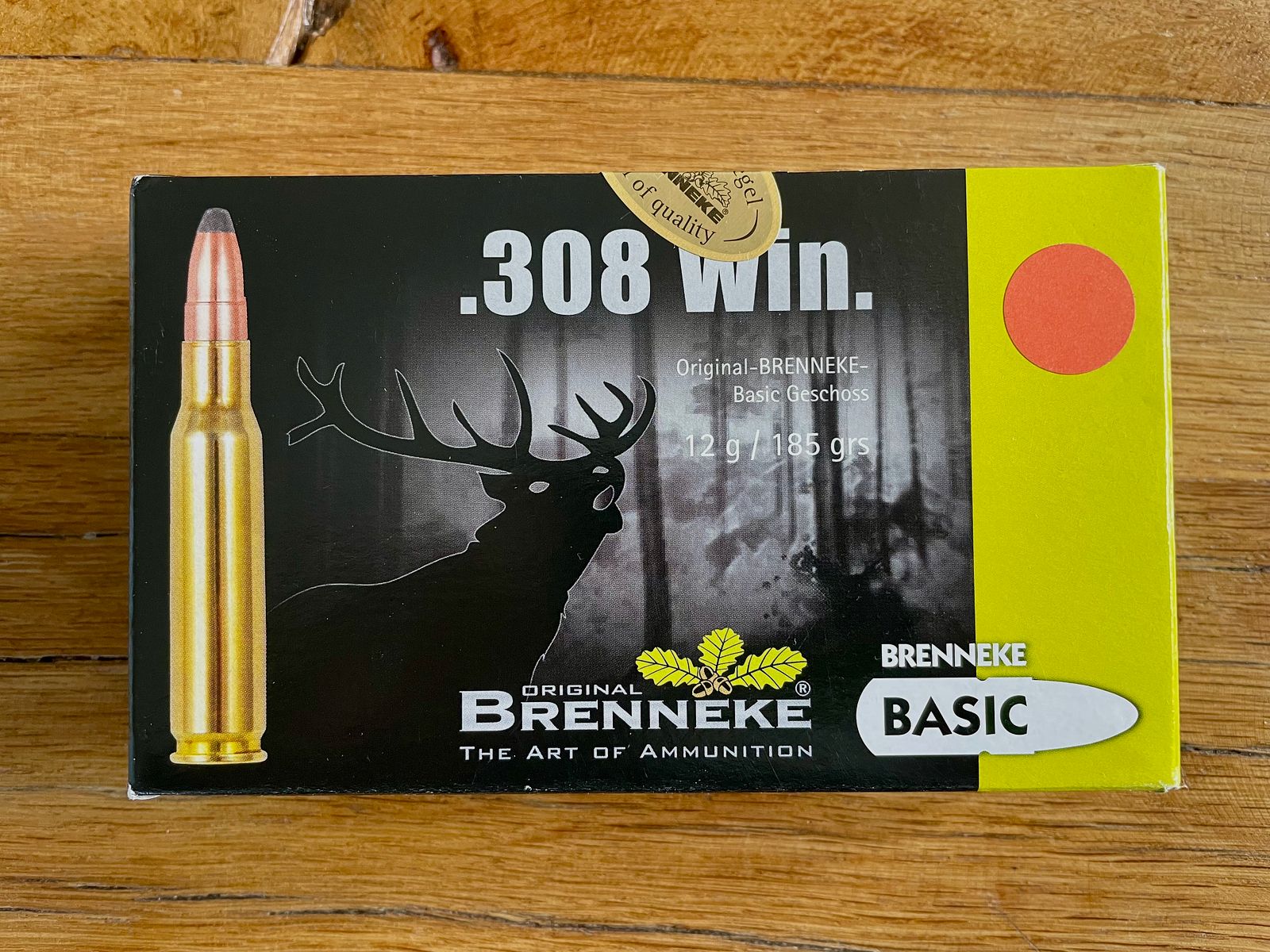 Brenneke .308 Win. BASIC TLM 12,0g/185grs.
