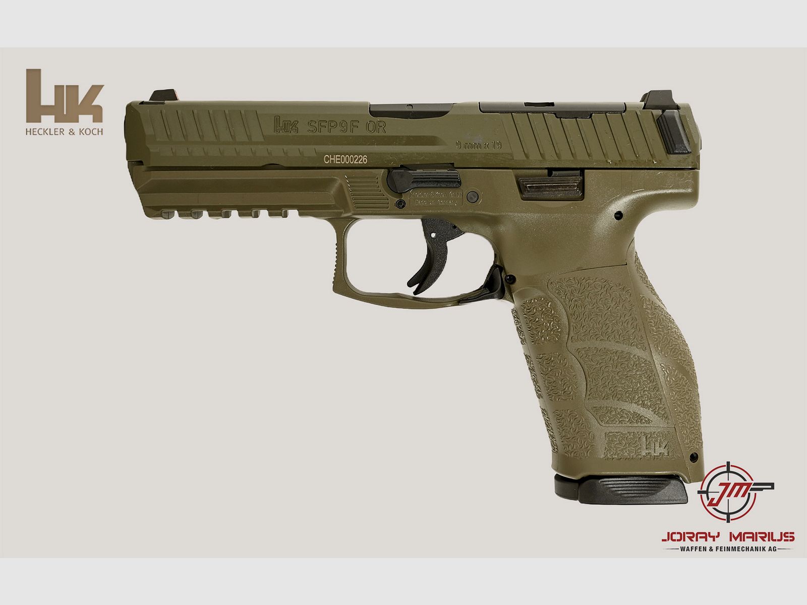 H&K SFP9F OR A1 75th Special Edition 9mm Para NATO Groen, afbeelding 2 van 3