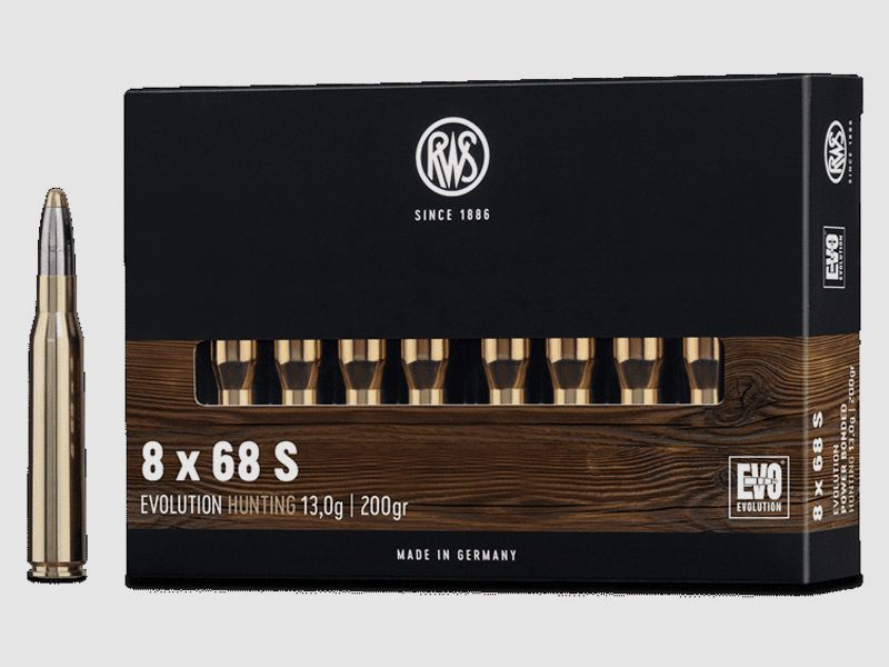 RWS EVO 13,0g - 200gr 8x68S