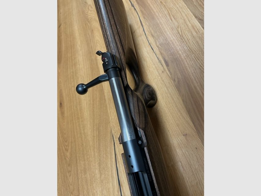 Mauser M 12 Max, Lochschaft, verstärkter Lauf, Lauf mit Mündungsgewinde 15x1, mit Handspanner Kaliber 30-06 Spring, Sonderpreis