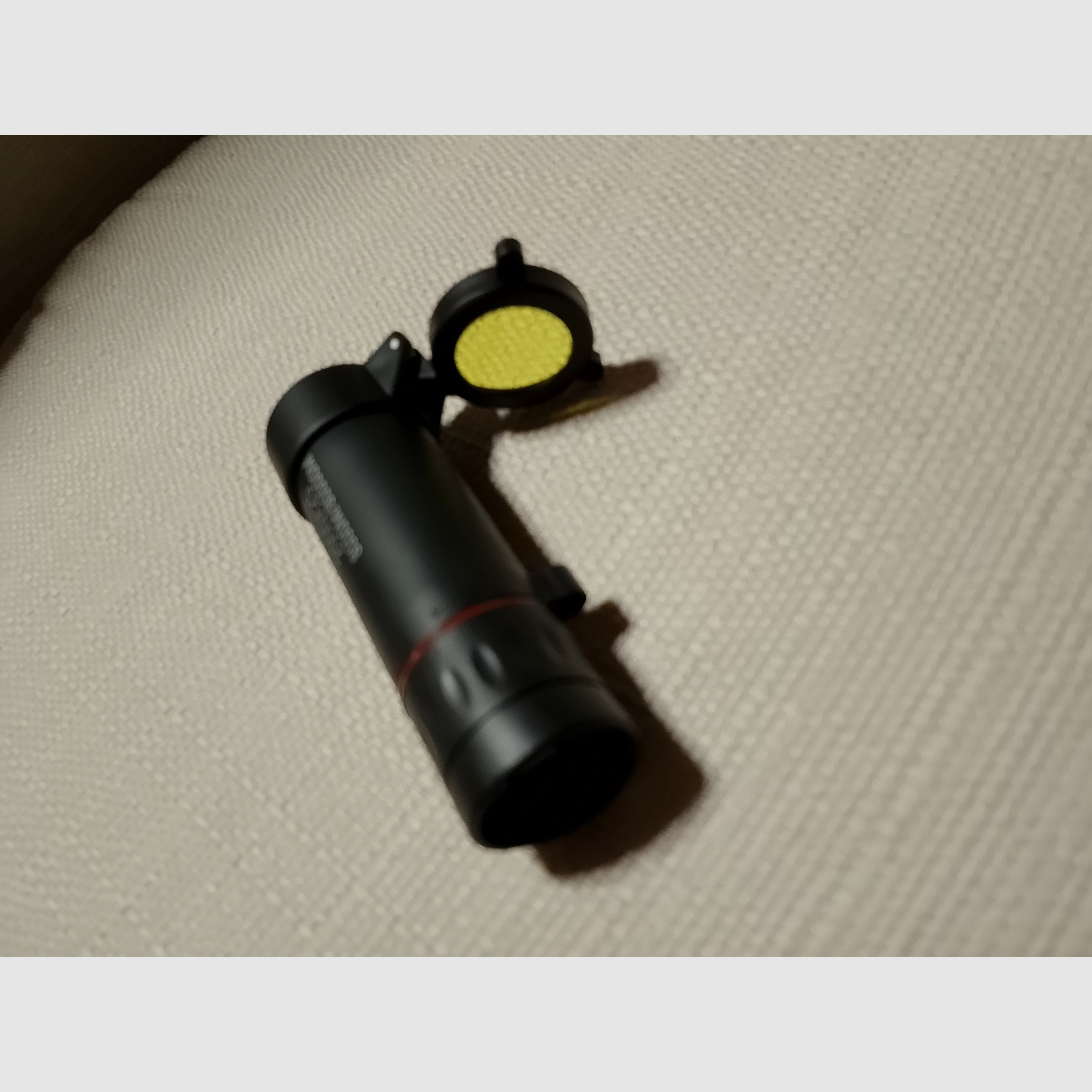 Monocular telescope 2000x25 monocle new with yellow sun protection cap
