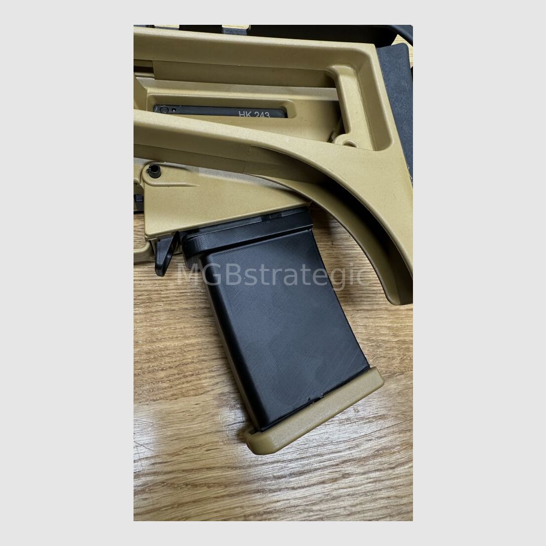 Heckler & Koch HK243 S SAR - colore sabbia - Il G36 civile è approvato per uso sportivo! Colore sabbia / con originale G36 maniglia di trasporto 3x e rail Picatinny