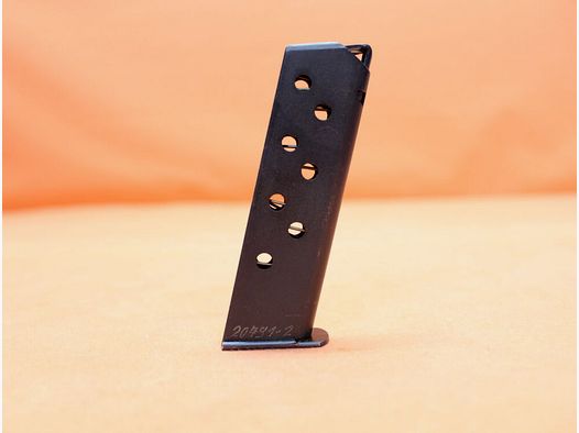 DDR SURPLUS Walther PP: Magazine DDR 0/1001 8-round blued without magazine base 7.65mm Browning