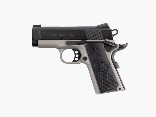Colt Defender Two Tone .45 ACP 3″ Cerakote/Blued