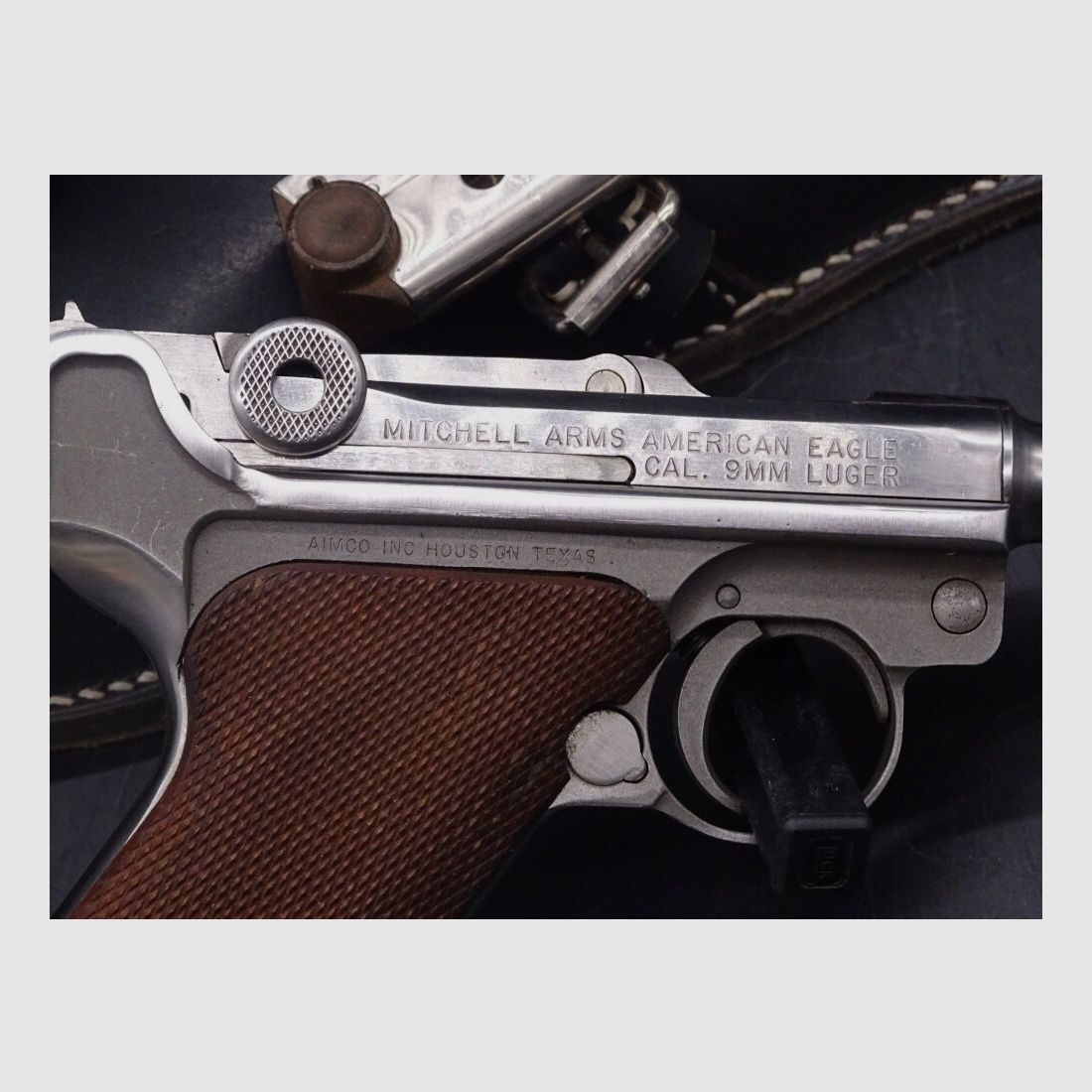 Mitchell Arms American Eagle P 08 Kaliber 9mm Luger Bj 1992 P08 inkl. Holster und Reservemagazin