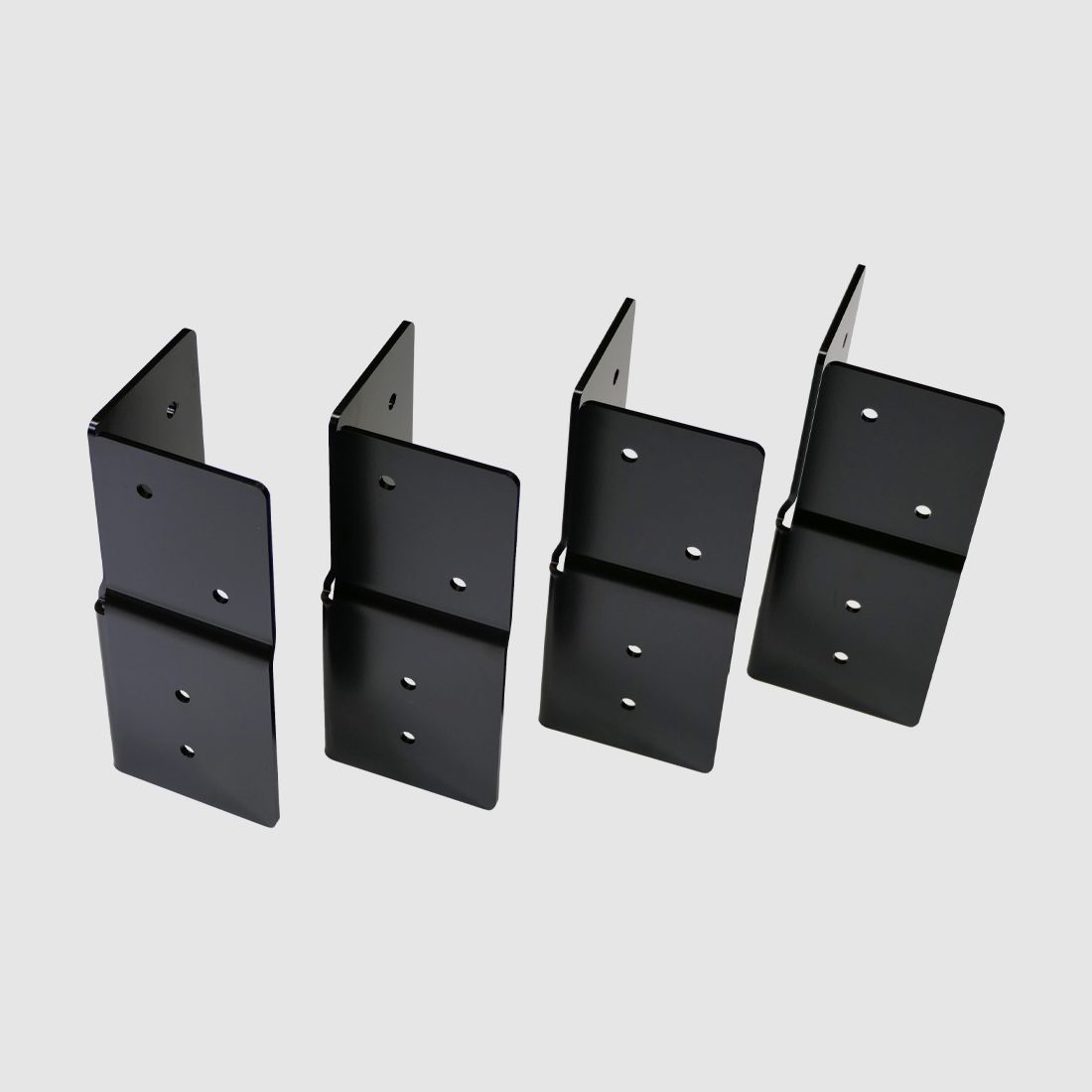 Hochwertige Zusatzecke zu unserer bewährten Kanzelecke aus Stahl KTL beschichtet 4er Set, Bild 3 von 5
