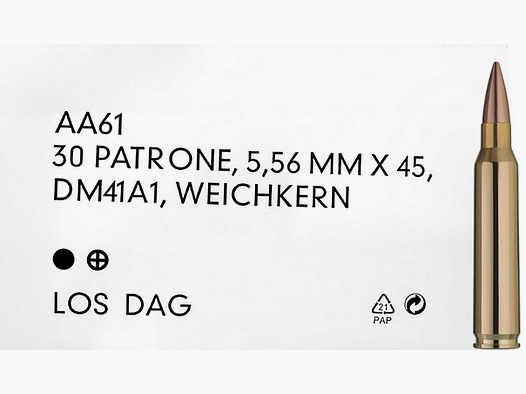 amunicja RWS DM41A1 5,56x45mm FMJ 62gr