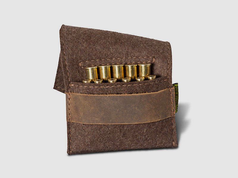 Filz-patronenetui "Bergstutzen