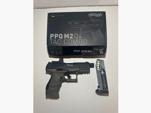 Walther PPQ M2 Q4 TAC Combo 4.6" Set 4,5mm Diabolo CO2