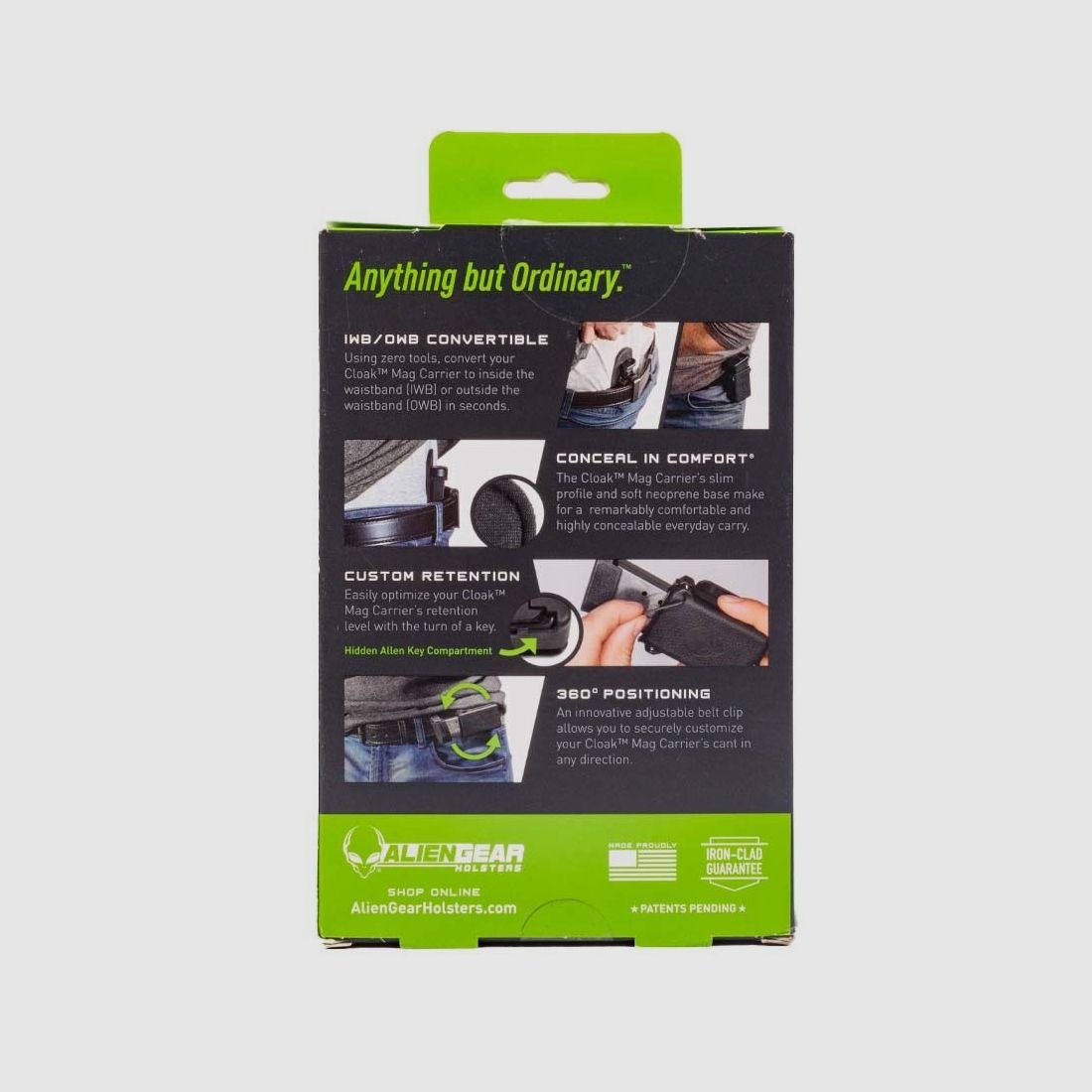 Aliengear Holsters Single Mag Carrier .45 ACP podwójna stacja