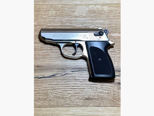 Röhm RG 70 Pistolet sygnałowy, matowo niklowany, Kal. .315