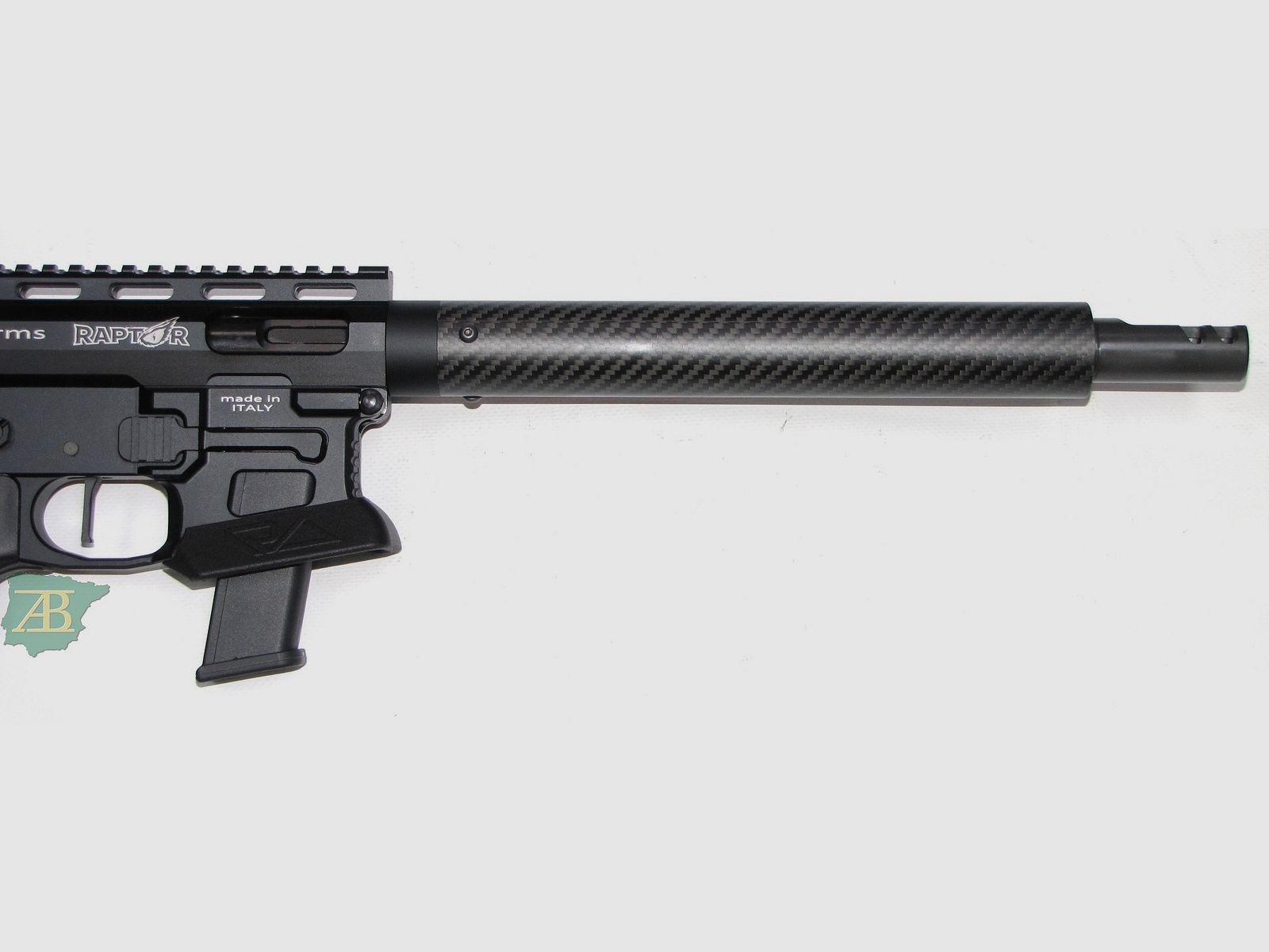 Selbstladebüchse REVO ARMS AR9 BLACK / RED RAPTOR 12,5″ 9 MM PB, Bild 2 von 7