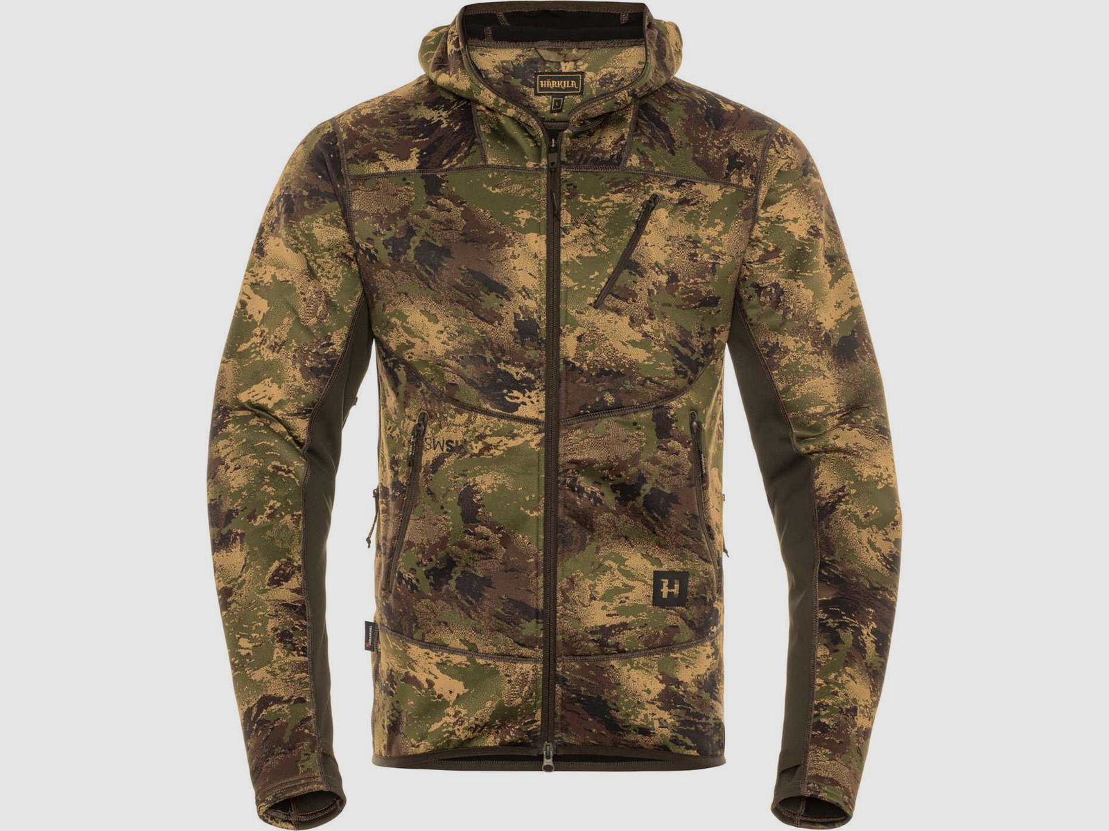 Härkila Fleece Hoodie Deer Stalker  Camo Axis MSP Forest Green