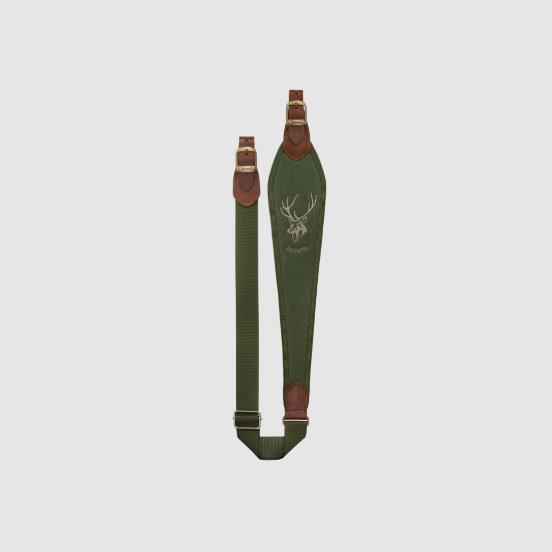 Riserva Sling for Rifle in Green Cordura with Animal Embroidery