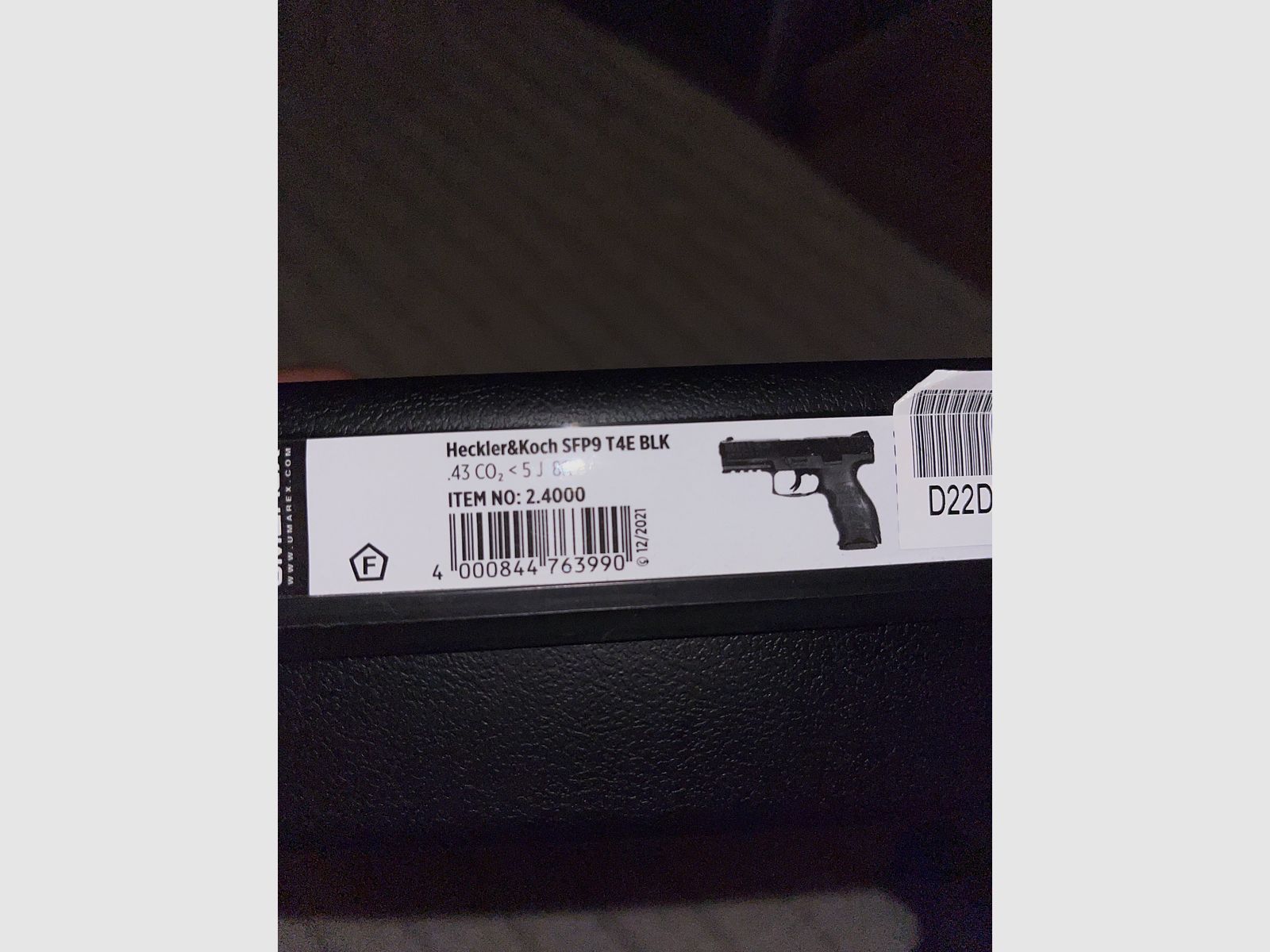 Umarex Heckler&Koch SFP9 T4E BLK