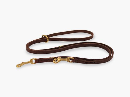 Führleine Soft genietet Breite 18mm - Länge 2m braun