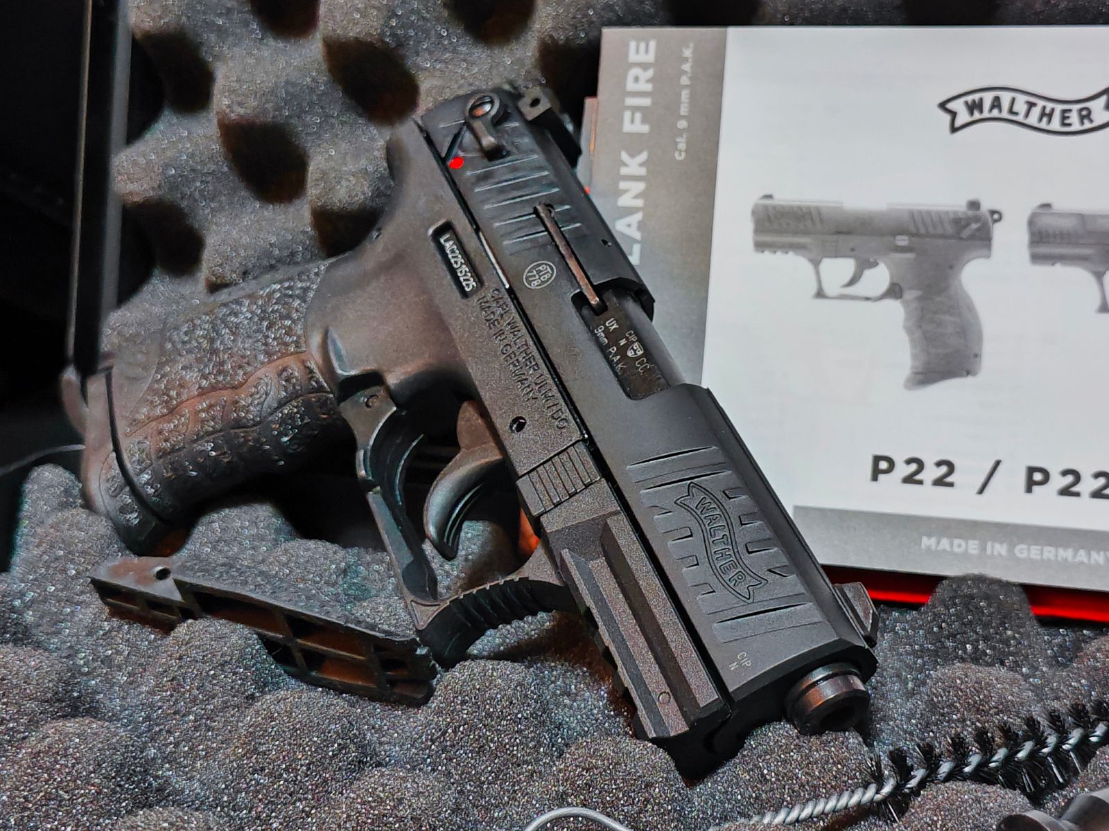 Umarex Walther P22Q + Schreckschussmunition