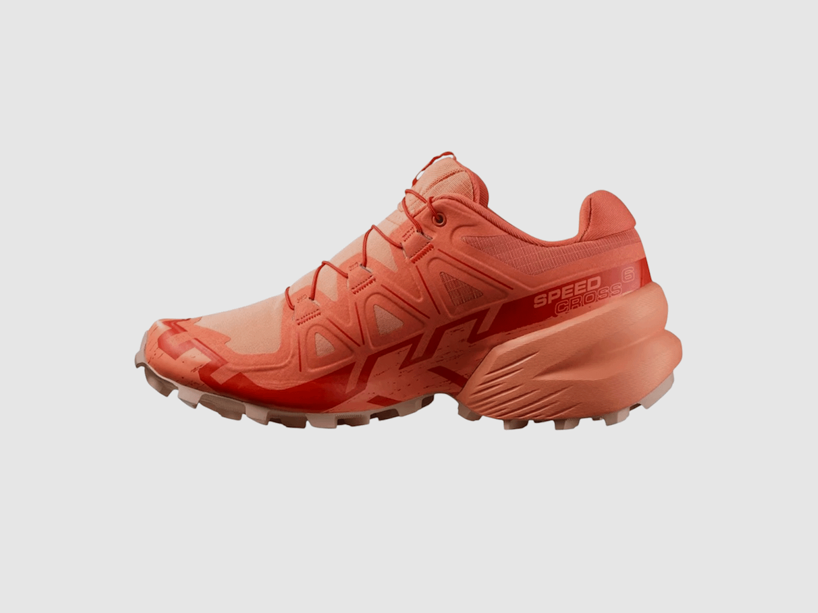 SALOMON – DAMES – SPEEDCROSS 6 W Emberglow / Fusion Coral / Flame Scarlet, afbeelding 6 van 6