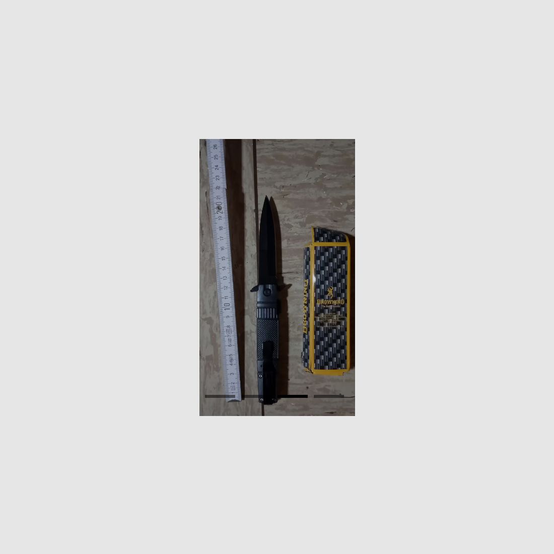 Neues Browning Messer stabiles Edelstahl klappmesser schwarz aus Sammlung mit Ovp