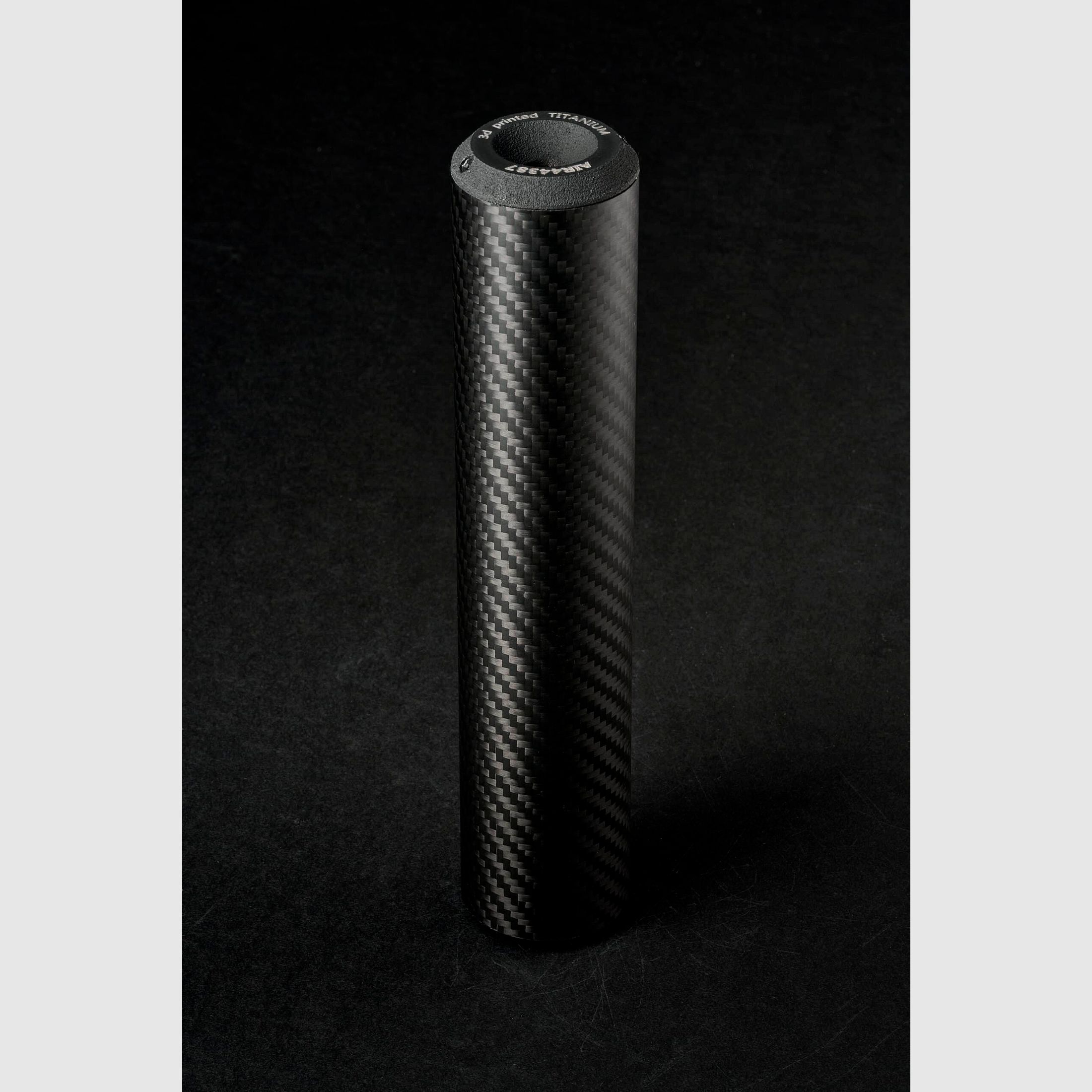 Schalldämpfer INCA AIR 44Ti für Waffen | Over Barrel 3D Druck Titan-Carbon Silencer, Bild 1 von 3